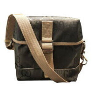 Gucci Off the Grid Shoulder Bag Gray GG Nylon